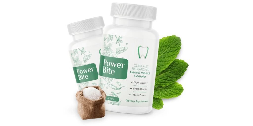 PowerBite dental candy bottles.